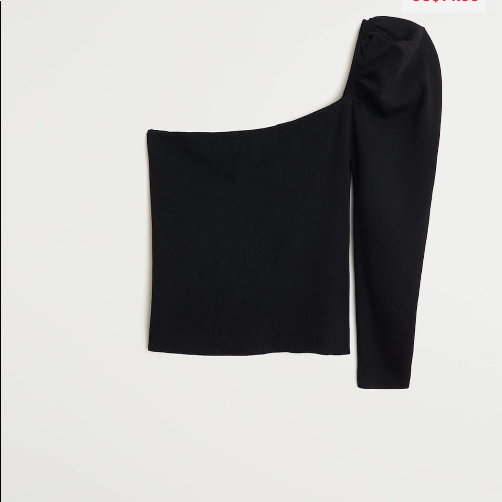 NWT Mango Puff sleeve top - Picture 9 of 9